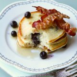 Blueberry Pancakes with Bacon