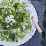 Cucumber Fennel Salad wih Mint and Feta