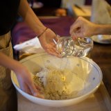 Learning how to make Orecchiette at Masseria Triticum