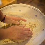 Learning how to make Orecchiette at Masseria Triticum
