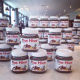 Nutella Jars at The Hive Blogging Conference