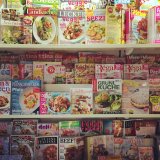 Luxembourg newsstands have a HUGE selection of cookery magazines, in lots of different languages