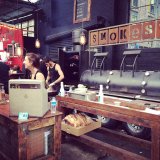 Giant smoker at Street Feast