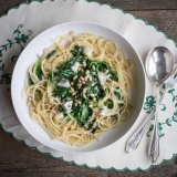 Spinach Pasta with Gorgonzola