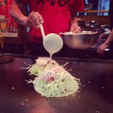 Okonomiyaki in Tokyo