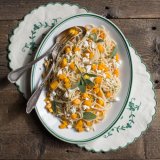 Butternut Squash Pasta with Sage and Goat’s Cheese