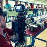 Filming on board of the Princess Marie-Astrid