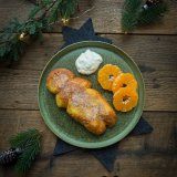 Boxemännchen French Toast with boozy clementines