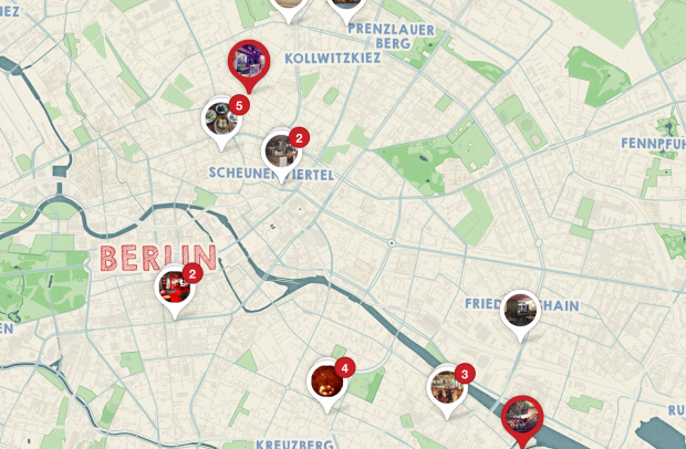 Berlin Pinterest Map