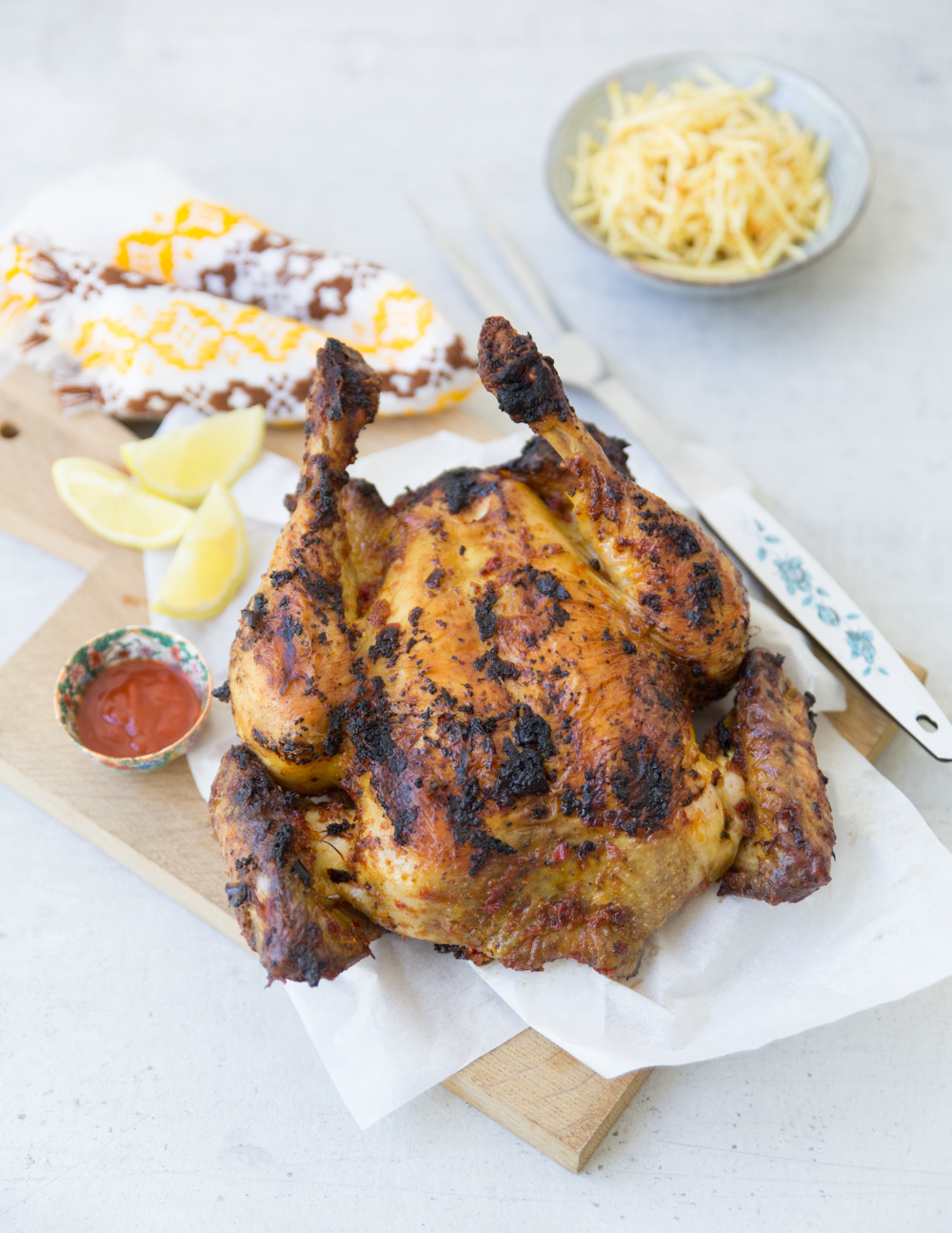 Portuguese bbq chicken best sale