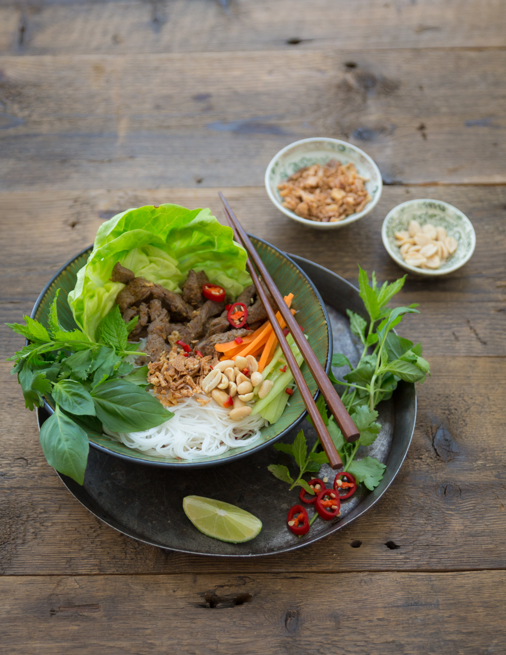 Fresh Vietnamese Beef Noodle Bowl ⋆ Anne's KitchenAnne's Kitchen